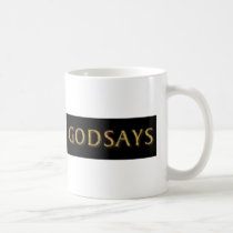 GSblack Jn6:63 Mug by godsays GSblack Jn6:63 Mug