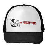 gside face red trucker hat