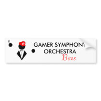 GSO Bass Bumper Sticker