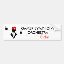 GSO Cello Bumper Sticker