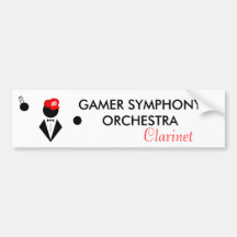 GSO Clarinetist Bumper Sticker