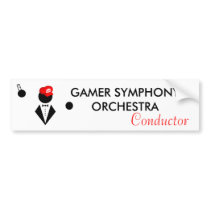 GSO Conductor Bumper Sticker