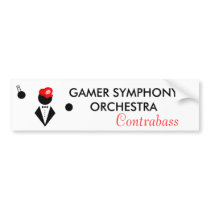 GSO Contrabass Bumper Sticker