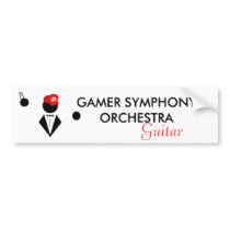 GSO Guitar Bumper Sticker