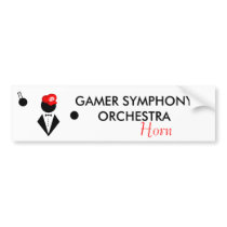 GSO Horn Bumper Sticker