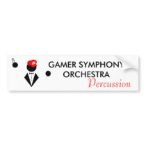 GSO Percussion Bumper Sticker