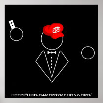 GSO Poster Black 20x20