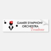 GSO Trombone Bumper Sticker