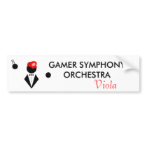 GSO Viola Bumper Sticker