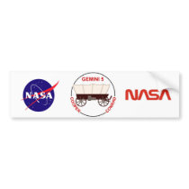 GT 5:  “Gordo” Cooper and Pete Conrad Bumper Sticker