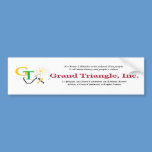 GT Bumper Sticker bumper stickers