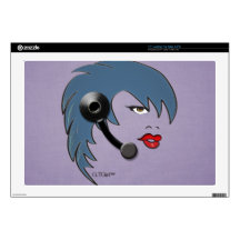 GT Girl 17" Laptop Skins