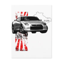 GT-R 7:29 postcards by blodisign GT-R 7:29 postcards