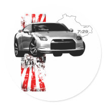GT-R 7:29 stickers by blodisign GT-R 7:29 stickers