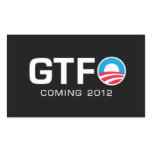 GTFO - Coming 2012 Rectangle Stickers