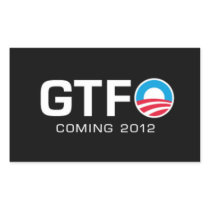 GTFO - Coming 2012 Rectangle Stickers
