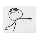 GTFO Get Out Guy Rage Face Comic Meme flyers