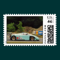 GTP Car In Competition At Lime Rock stamps
