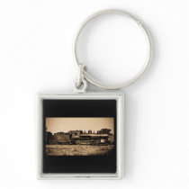 GTW Locomotive Engine #683 at Bay City MI Key Chains