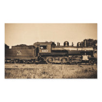 GTW Locomotive Engine #683 at Bay City MI Rectangular Stickers