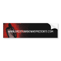 GU Bumper Sticker bumper stickers by thegreatunknowns GU Bumper Sticker bumper stickers