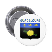 Guadeloupe Coat Of Arms Button