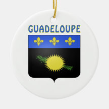Guadeloupe Coat Of Arms Ornament