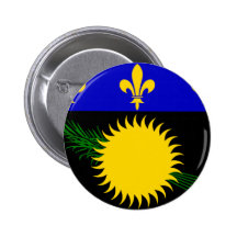 Guadeloupe Flag Buttons
