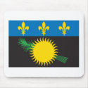 Guadeloupe Flag Mousepad