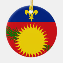 Guadeloupe Flag Ornament