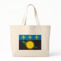 Guadeloupe Flag Tote Bag