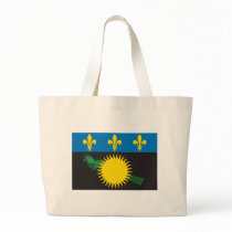 Guadeloupe Flag Tote Bag by FlagTshirts Guadeloupe Flag Tote Bag