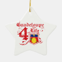Guadeloupe For Life Christmas Tree Ornaments