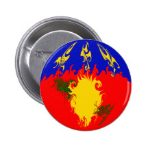 Guadeloupe Gnarly Flag Pins