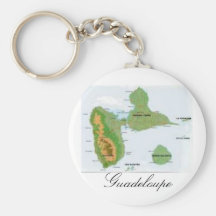 Guadeloupe Keychain