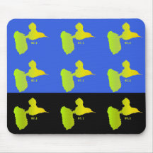 Guadeloupe mouse mat mousepads