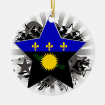 Guadeloupe Star Christmas Tree Ornament