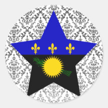 Guadeloupe Star Sticker