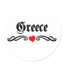 Guadeloupe Tattoo Style Sticker