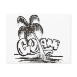 guam b&w post card