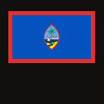 Guam Flag Map Spaghetti Top