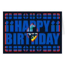 Guam Flag Birthday Card