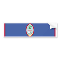 Guam Flag bumper stickers