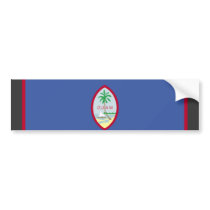 Guam Flag bumper stickers