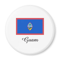 Guam Flag Design Fridge Magnet