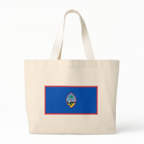 Guam Flag GU Tote Bags