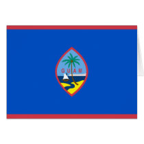 Guam Flag GU Greeting Cards