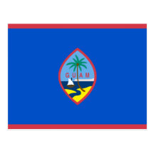 Guam Flag GU Postcard