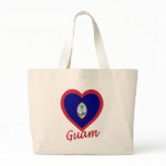 Guam Flag Heart bags
