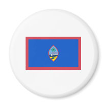 Guam FLAG International Refrigerator Magnet